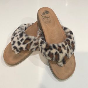 Women Furry Jellypop Plataform sandals